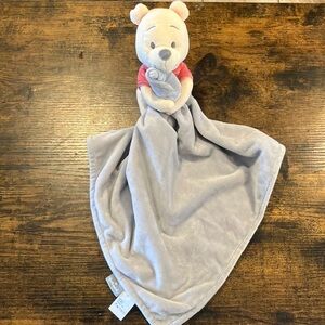 Disney Winnie the Pooh Plush Lovey Blanket - Gray/ New without tags